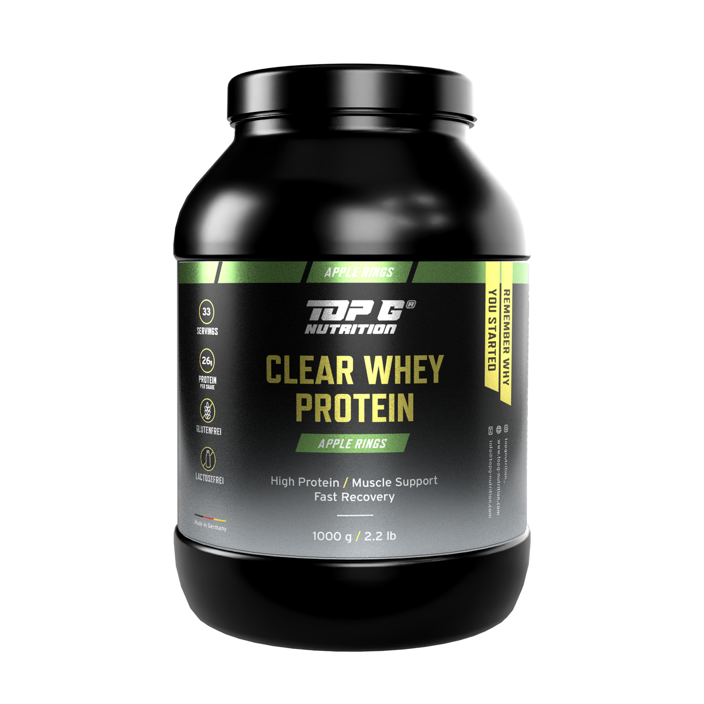 Clear Whey Protein Apple Rings